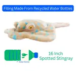 Toy | Animal Plush | Earth Keeperz | Stingray Blue Spotted