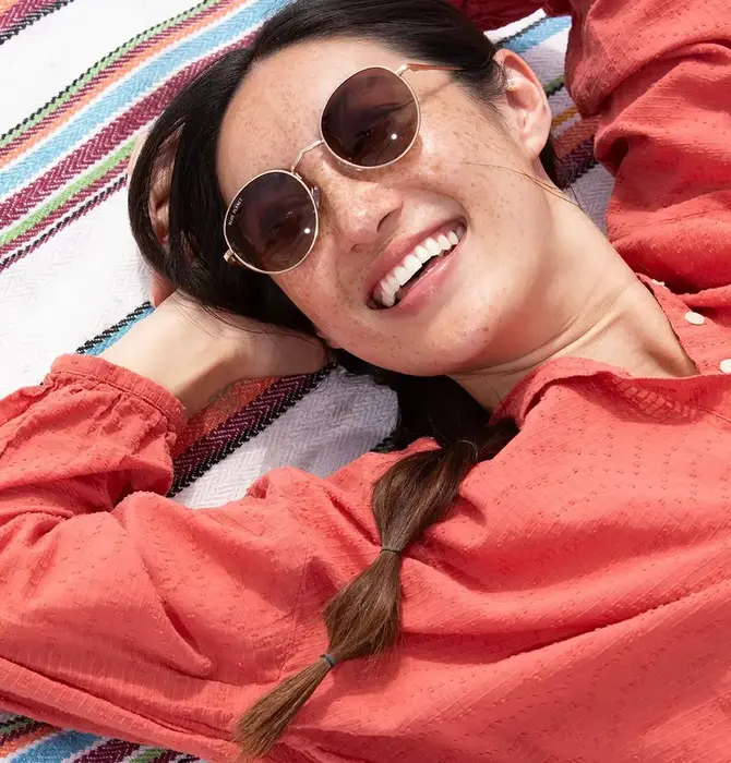 Sunglasses | Ash | Matte Gold/Tort. Tips/Smoke Polarized