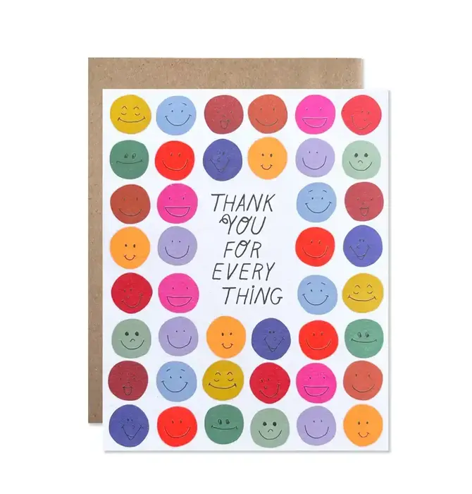 Cards | Box Set of 8 | Thank You For Everything Smileys