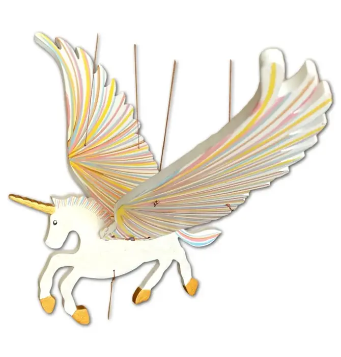 Mobile | Flying | Unicorn Golden