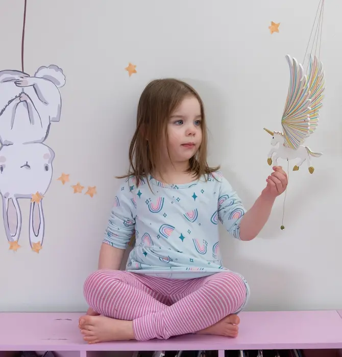 Mobile | Flying | Unicorn Golden