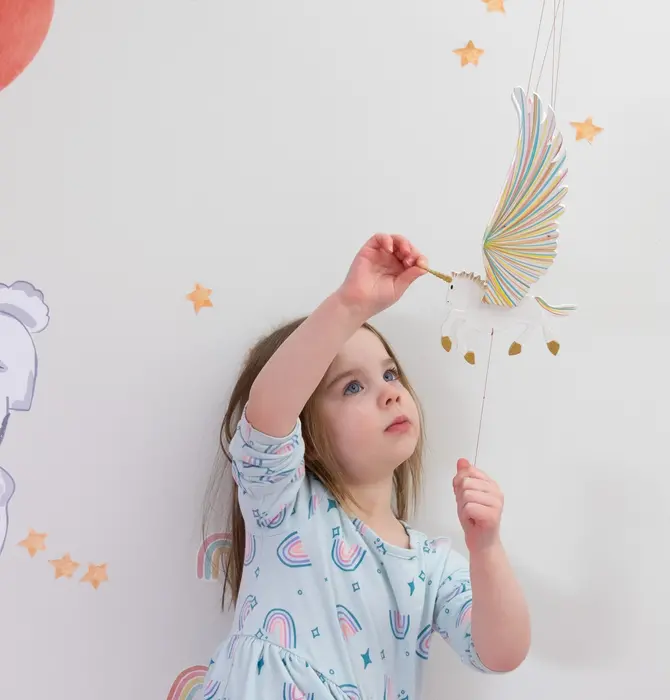 Mobile | Flying | Unicorn Golden
