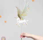 Mobile | Flying | Unicorn Golden
