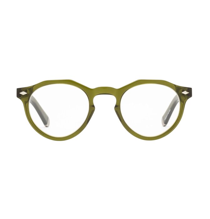 Caddis Reading Glasses | Dogleg | Heritage Green