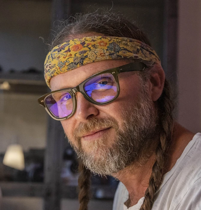 Caddis Reading Glasses | Porgy Backstage Medium | Gloss Turtle Dove