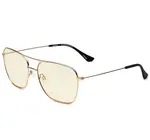 Caddis Reading Glasses | Hooper | Polished Gold | Light Yellow FRQ