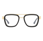 Caddis Reading Glasses | Bandit | Matte Gold - Matte Black