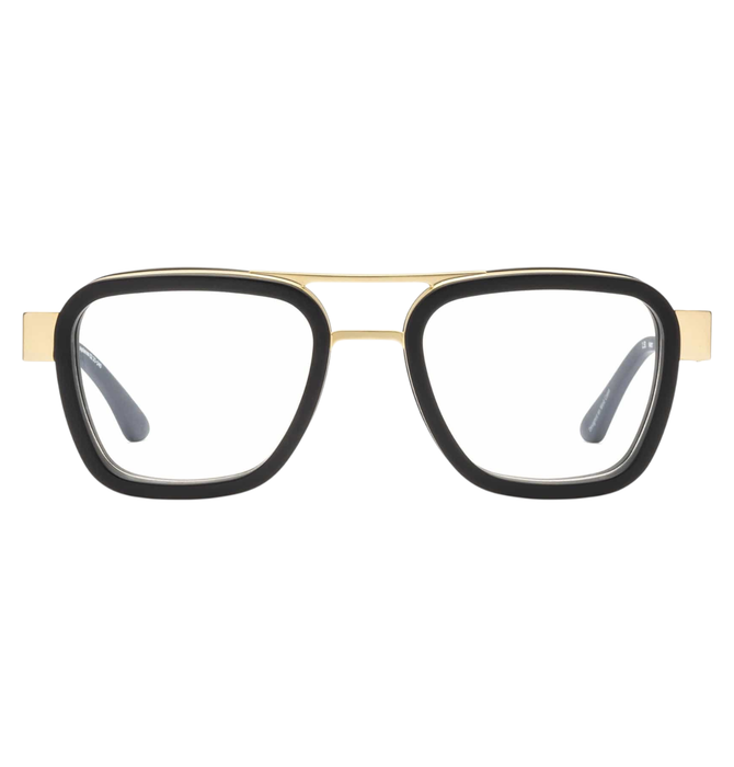 Caddis Reading Glasses | Bandit | Matte Gold - Matte Black