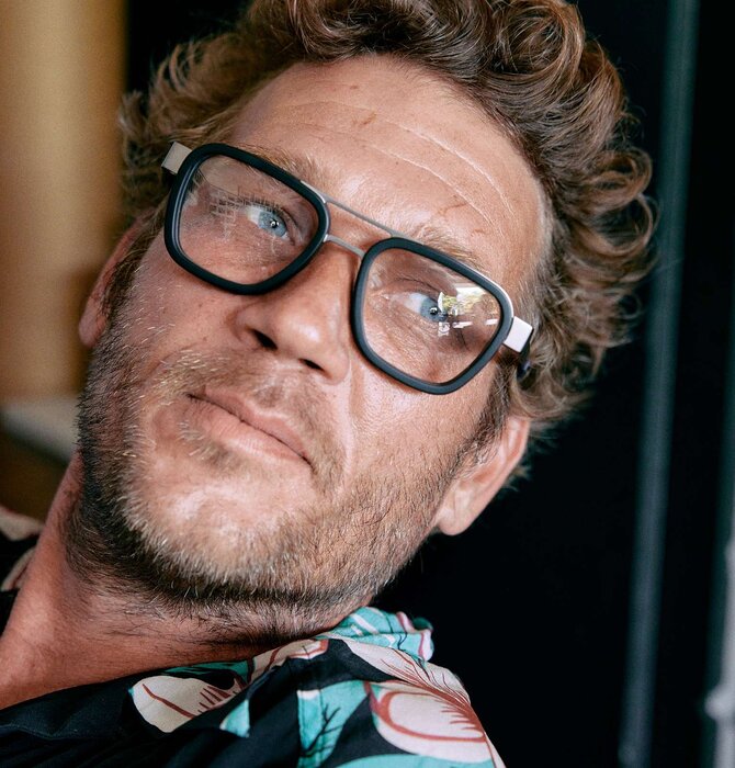 Caddis Reading Glasses | Bandit | Matte Gold - Matte Black