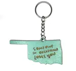 Keychain | Someone in Oklahoma Loves You | Natural