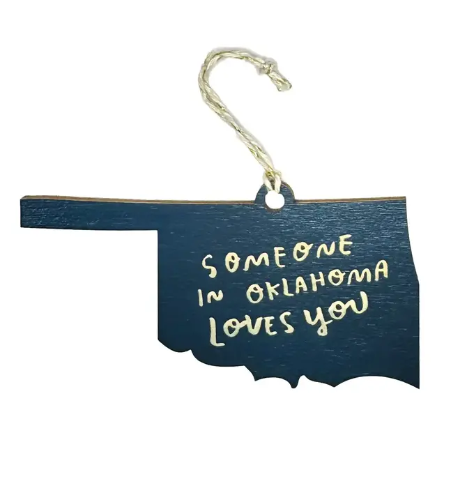 Ornament | Someone in Oklahoma Loves You | Natural