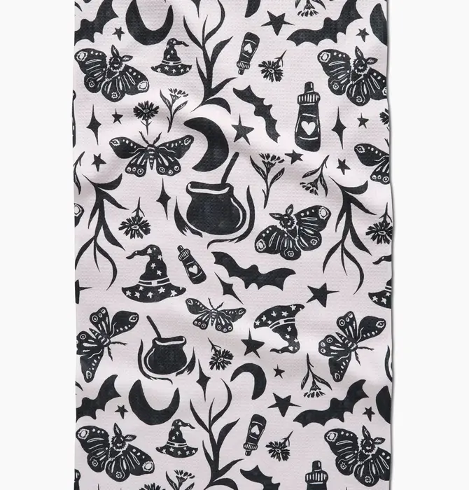 Tea Towel | Microfiber Halloween | Moths & Things