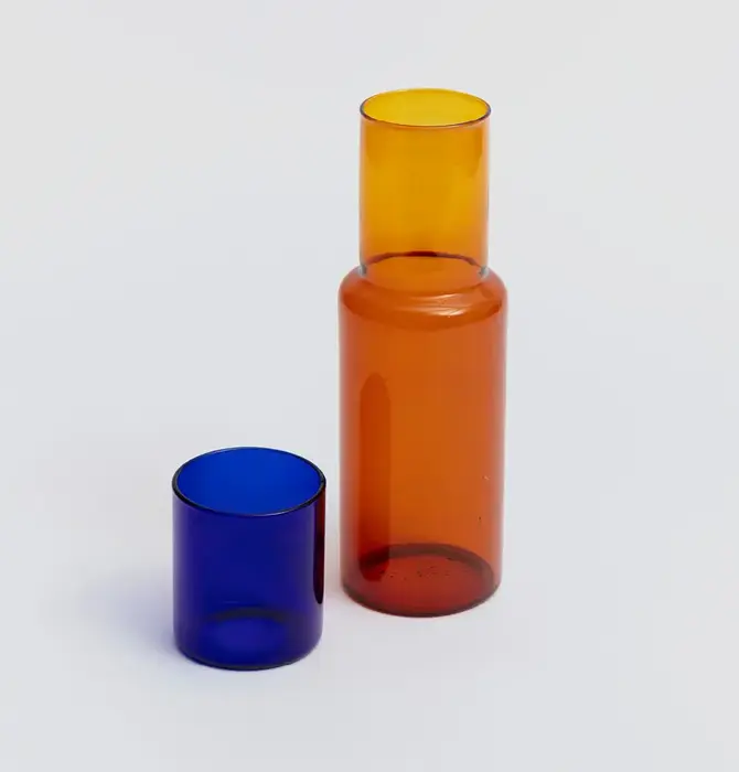 Carafe + Drinking Glass | Duo Tone
