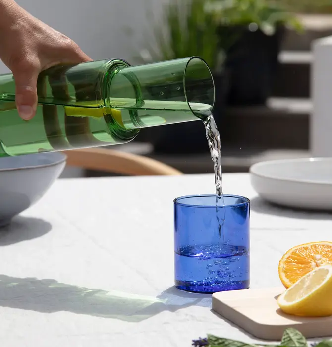 Carafe + Drinking Glass | Duo Tone