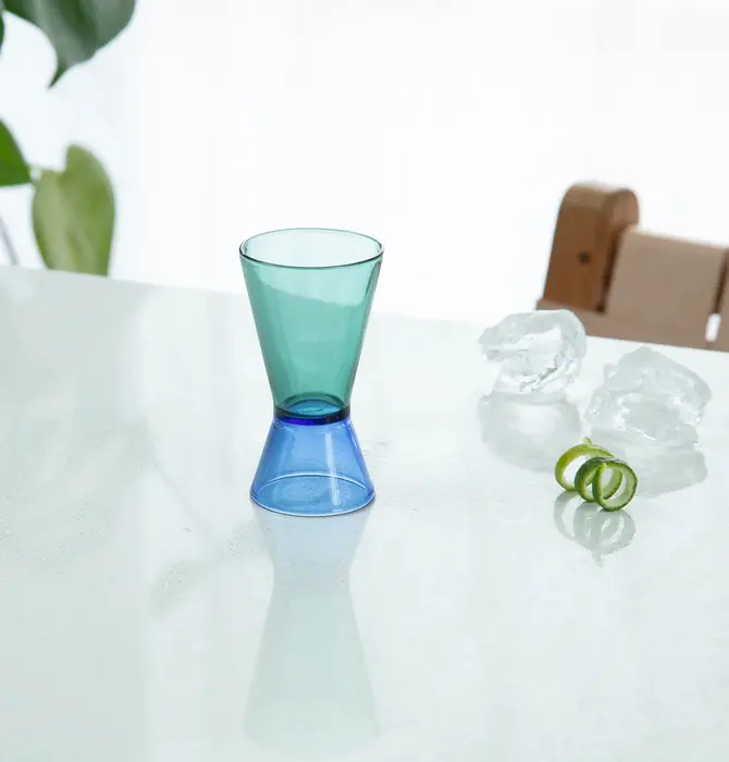 Cocktail Jigger | Duo Tone Glass