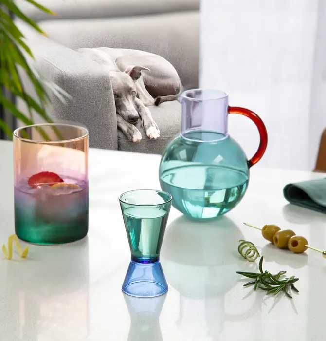 Cocktail Jigger | Duo Tone Glass