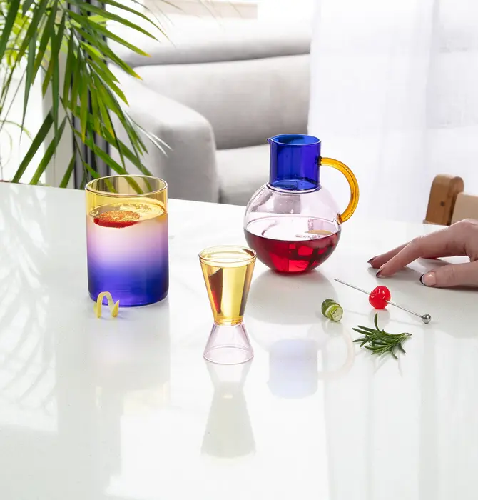 Cocktail Jigger | Duo Tone Glass