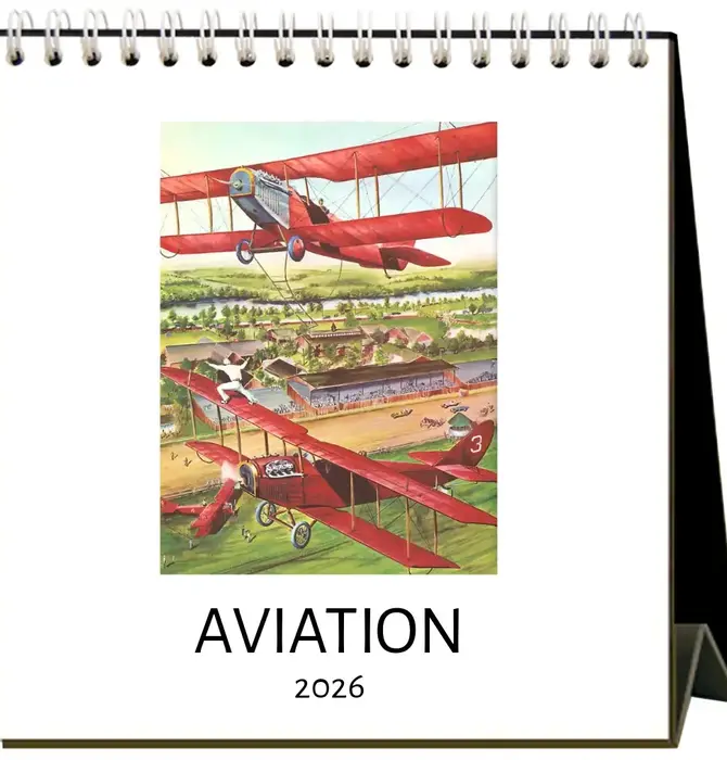 Desk Easel Calendar | 2026 | Found Image