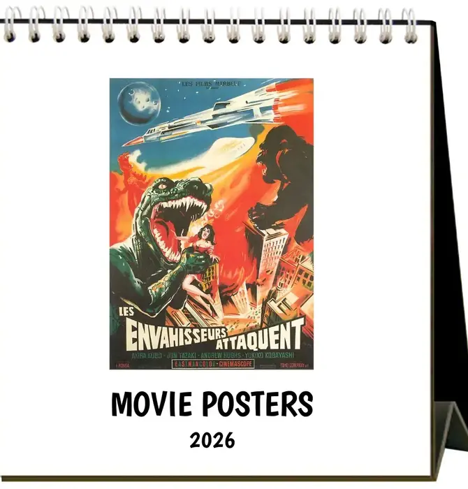 Desk Easel Calendar | 2026 | Found Image
