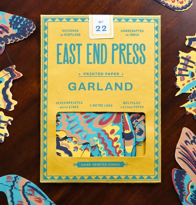 Garland | Recycled Cotton Paper | Moths