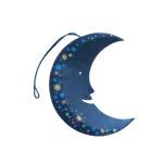 Ornament | Recycled Paper Board | Crescent Moon