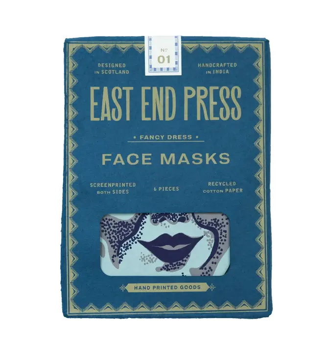 Face Masks | Recycled Cotton Paper | Halloween Fancy Dress