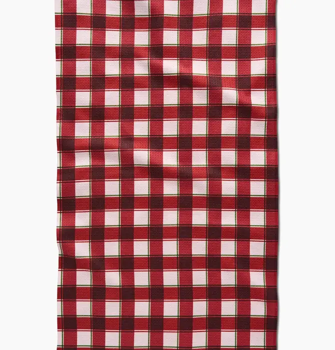 Tea Towel | Microfiber Holiday | Jingle Plaid
