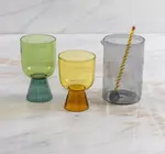 Glass Tumbler | Niko Tall | Teal + Green