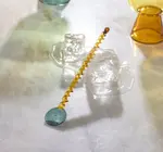 Bar Spoon | Niko | Amber + Teal Glass