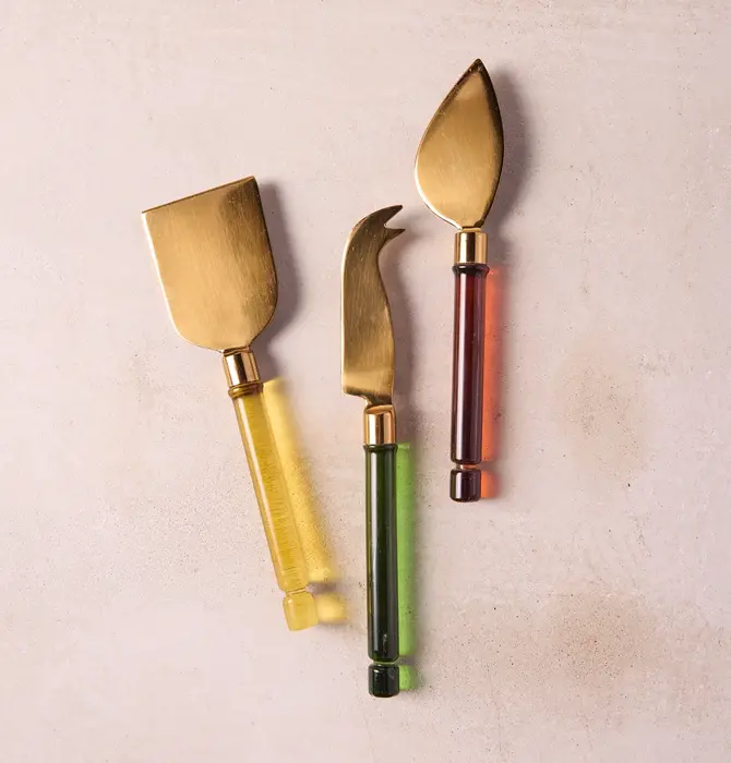 Cheese Knife | Niko Glass Handle