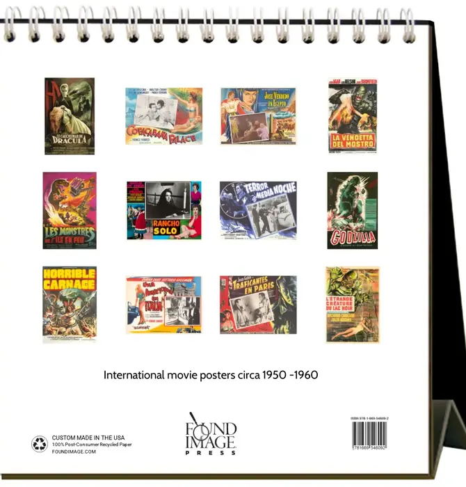 Desk Easel Calendar | 2026 | Found Image