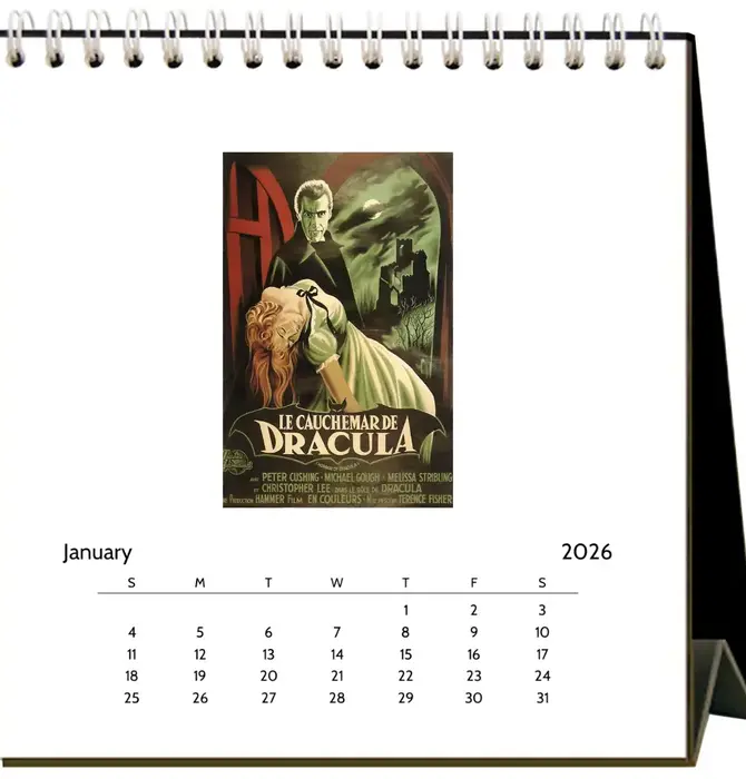 Desk Easel Calendar | 2026 | Found Image