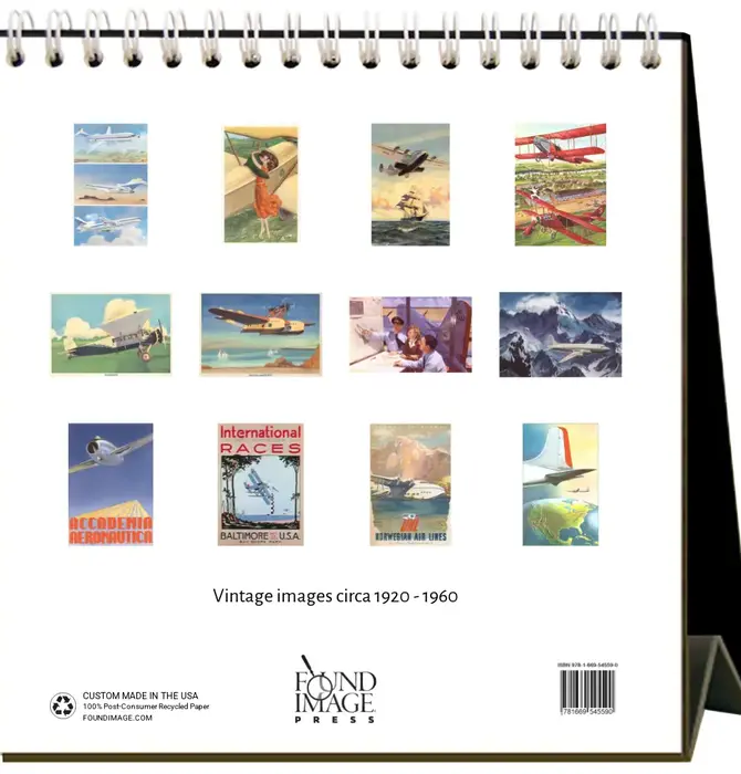 Desk Easel Calendar | 2026 | Found Image