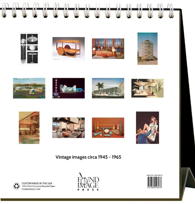 Desk Easel Calendar | 2026 | Found Image