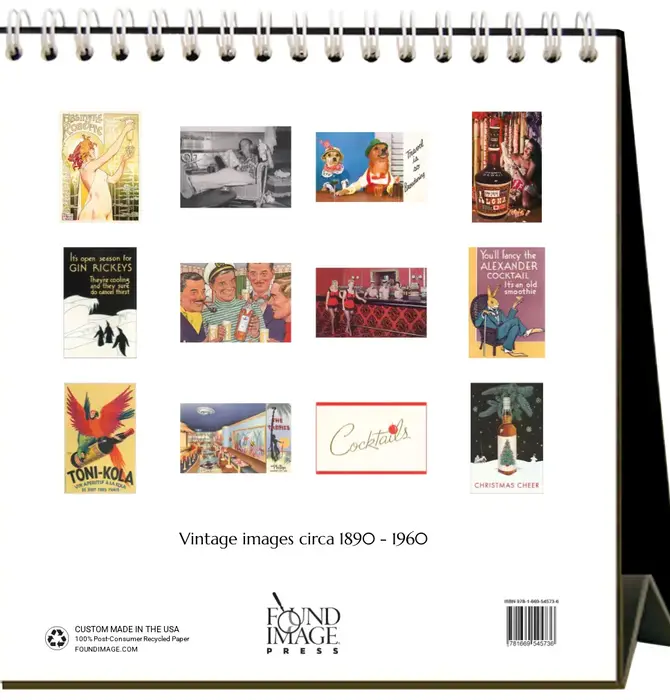 Desk Easel Calendar | 2026 | Found Image