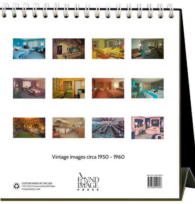 Desk Easel Calendar | 2026 | Found Image