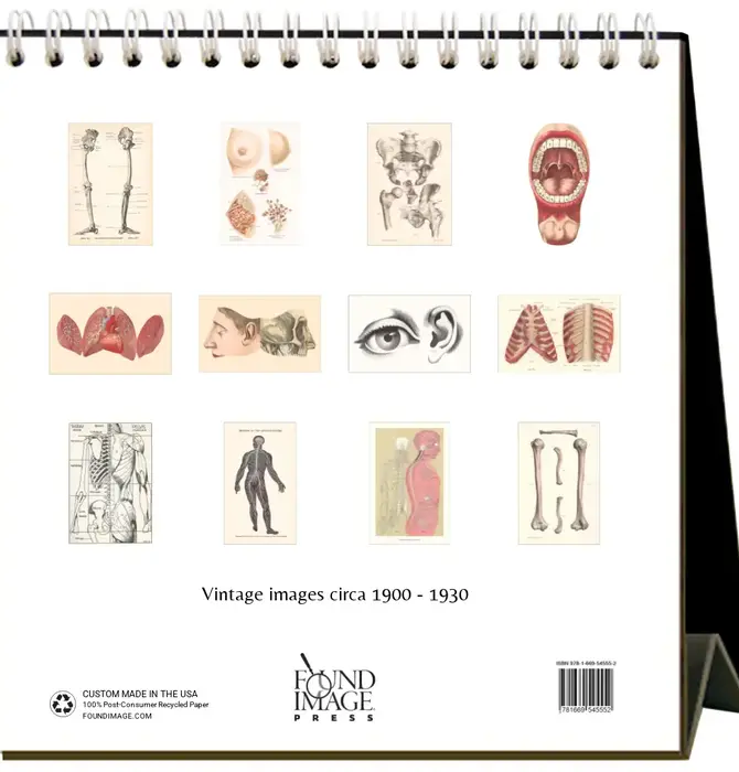 Desk Easel Calendar | 2026 | Found Image