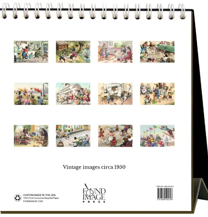 Desk Easel Calendar | 2026 | Crazy Cats!