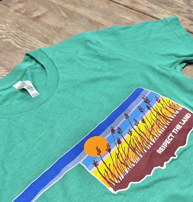 T-Shirt Respect the Land - Heather Kelly