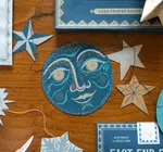 Garland | Recycled Cotton Paper | Moons & Stars