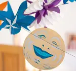 Garland | Recycled Cotton Paper | Moons & Stars