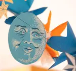 Garland | Recycled Cotton Paper | Moons & Stars