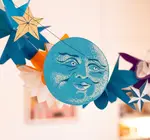 Garland | Recycled Cotton Paper | Moons & Stars