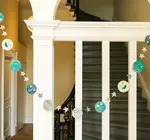 Garland | Recycled Cotton Paper | Moons & Stars