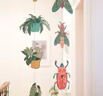 Garland | Vertical | Recycled Cotton Paper | Insects