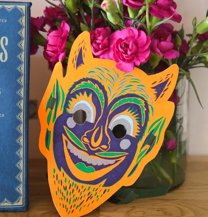 Face Masks | Recycled Cotton Paper | Halloween Fancy Dress