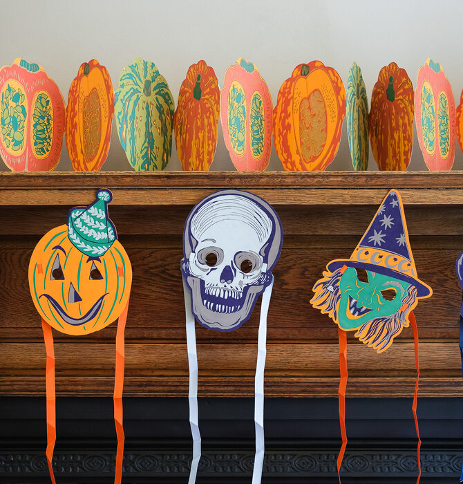 Face Masks | Recycled Cotton Paper | Halloween Fancy Dress