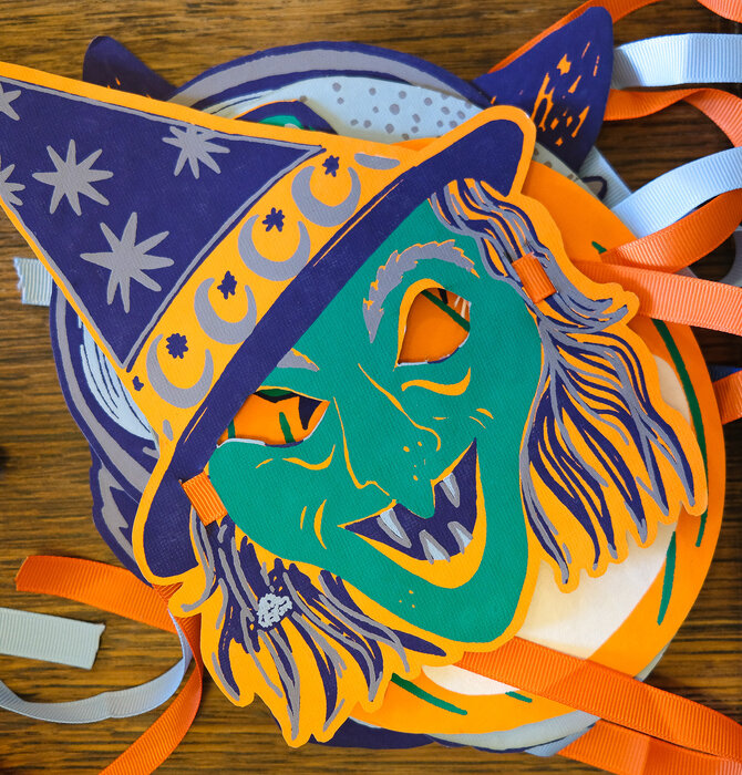 Face Masks | Recycled Cotton Paper | Halloween Fancy Dress