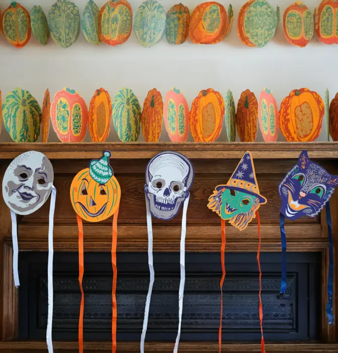 Face Masks | Recycled Cotton Paper | Halloween Fancy Dress