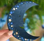 Ornament | Recycled Paper Board | Crescent Moon